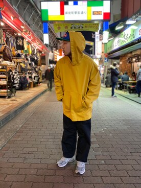 「BEAVER上野」｜「アイテム（帽子）」を使った、Turkeyさん（メンズ・173cm）の冬コーディネート