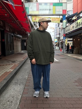 「BEAVER上野」｜「アイテム（ジャケット/アウター）」を使った、Turkeyさん（メンズ・173cm）の秋コーディネート