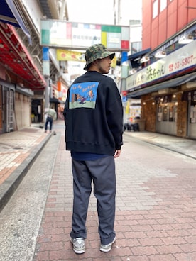 「COBRA CAPS（コブラキャップス）のアイテム」を使った、Turkeyさん（メンズ・173cm）の秋コーディネート
