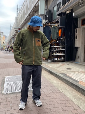 「MANASTASH（マナスタッシュ）のアイテム（ブルゾン）」を使った、Turkeyさん（メンズ・173cm）の秋コーディネート