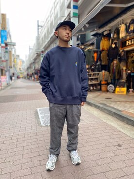 「BEAVER上野」｜Turkeyさん（メンズ・173cm）の秋コーディネート