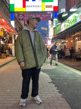 「BEAVER上野」｜Turkeyさん（メンズ・173cm）の冬コーディネート