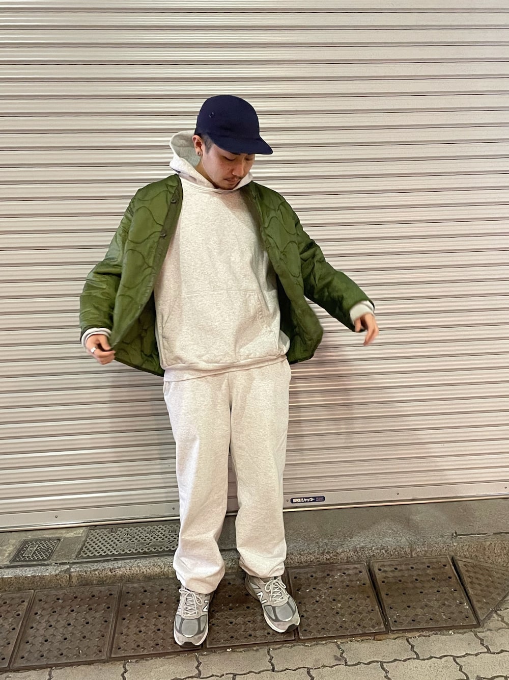 「BEAVER、BEAVER上野、military、M65」｜「BEAVERのU.S MILITARY / ユーエスミリタリー M65 liner（ブルゾン、グリーン系）」を使った、Turkeyさん（メンズ・173cm）の冬コーディネートの1枚目の写真