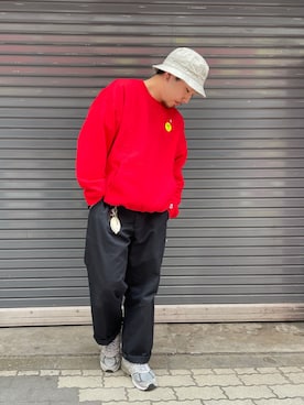 「COBRA CAPS（コブラキャップス）のアイテム」を使った、Turkeyさん（メンズ・173cm）の春コーディネート