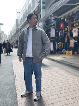 「BEAVER上野」｜Turkeyさん（メンズ・173cm）の春コーディネート