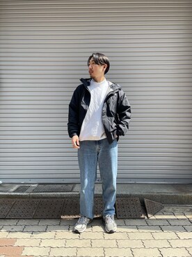 「BEAVER上野」｜「アイテム（ブルゾン）」を使った、Turkeyさん（メンズ・173cm）の春コーディネート