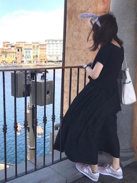 「Sword Fish（ソードフィッシュ）のアイテム」を使った、Harumakiさん（レディース・155cm）の春コーディネート