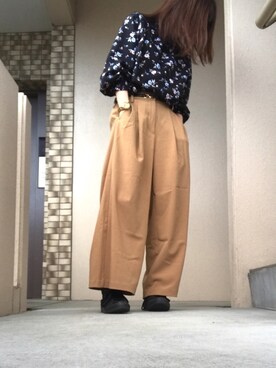 「Sword Fish（ソードフィッシュ）のアイテム」を使った、Harumakiさん（レディース・155cm）の春コーディネート