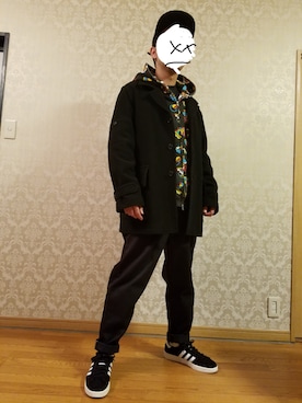 「アイテム（ピーコート）」を使った、ナンさん（メンズ・168cm・30代）の秋コーディネート