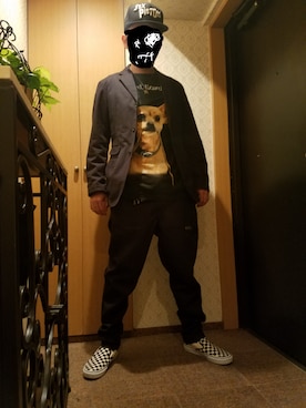 「Dickies（ディッキーズ）のアイテム（その他パンツ）」を使った、ナンさん（メンズ・168cm）の秋コーディネート