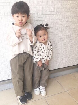 Dai-cHiさん（キッズ・100cm）の春コーディネート