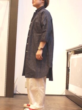 「WORK NOT WORK URBAN RESEARCH（ワークノットワークアーバンリサーチ）のアイテム」を使った、KUDOUさん（レディース・151cm）の夏コーディネート