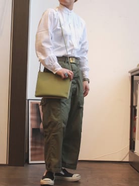 「ANATOMICA（アナトミカ）のアイテム」を使った、KUDOUさん（レディース・151cm）の夏コーディネート