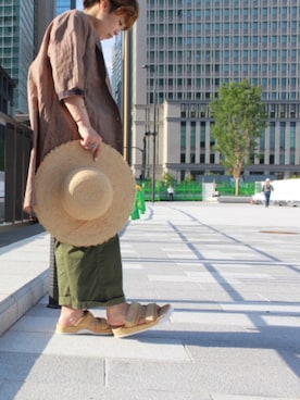 「WORK NOT WORK URBAN RESEARCH（ワークノットワークアーバンリサーチ）のアイテム」を使った、KUDOUさん（レディース・151cm）の夏コーディネート