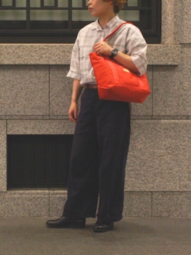 「WORK NOT WORK URBAN RESEARCH（ワークノットワークアーバンリサーチ）のアイテム」を使った、KUDOUさん（レディース・151cm）の夏コーディネート