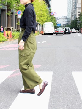 「WORK NOT WORK URBAN RESEARCH（ワークノットワークアーバンリサーチ）のアイテム」を使った、KUDOUさん（レディース・151cm）の秋コーディネート