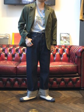 「WORK NOT WORK URBAN RESEARCH（ワークノットワークアーバンリサーチ）のアイテム（テーラードジャケット）」を使った、KUDOUさん（レディース・151cm）の秋コーディネート
