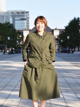 「WORK NOT WORK URBAN RESEARCH（ワークノットワークアーバンリサーチ）のアイテム（テーラードジャケット）」を使った、KUDOUさん（レディース・151cm）の冬コーディネート