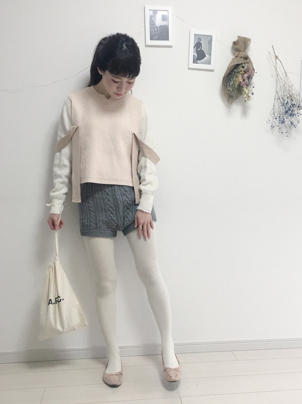 TAN  カッティングニットフィッシュトップス TAN（タン）の「TAN カッティングニットフィッシュトップス（ニット