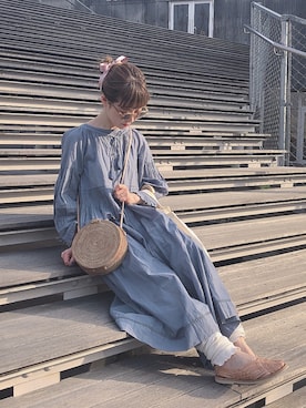 「CHAMULA（チャムラ）のアイテム」を使った、har ( ハル )さん（レディース・153cm）の春コーディネート
