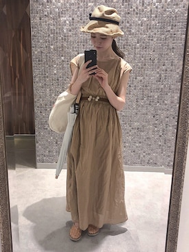 「CHAMULA（チャムラ）のアイテム」を使った、har ( ハル )さん（レディース・153cm）の春コーディネート