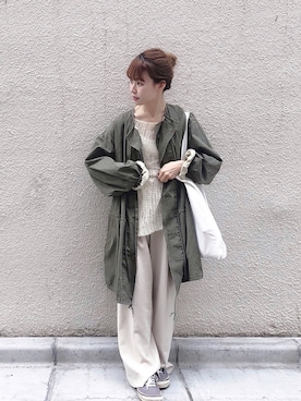 「BEAUTY&YOUTH UNITED ARROWS（ビューティーアンドユースユナイテッドアローズ）の＜MASTER&Co.＞グリッターベルト ◆（ベルト）」を使った、har ( ハル )さん（レディース・153cm）の秋コーディネート