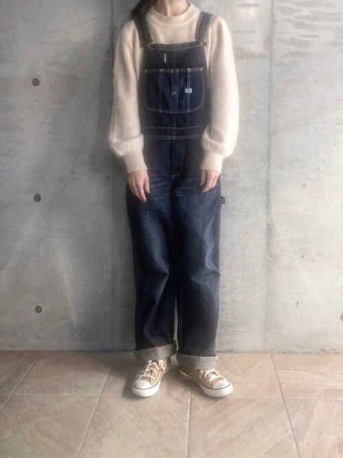 har ( ハル ) is wearing Lee "HERITAGE LITE OVERALL USED"