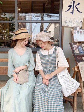 「CANNABIS（カンナビス）のアイテム」を使った、har ( ハル )さん（レディース・153cm）の夏コーディネート