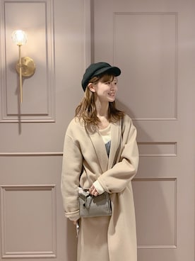 「plage（プラージュ）のアイテム（その他アウター）」を使った、har ( ハル )さん（レディース・153cm）の冬コーディネート