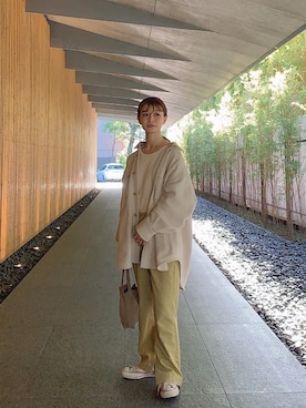 「CANNABIS（カンナビス）のアイテム」を使った、har ( ハル )さん（レディース・153cm）の春コーディネート