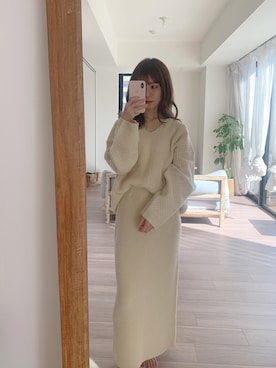 「SALON adam et rope'（サロン アダム エ ロペ）のアイテム（ワンピース/ドレス）」を使った、har ( ハル )さん（レディース・153cm）の秋コーディネート