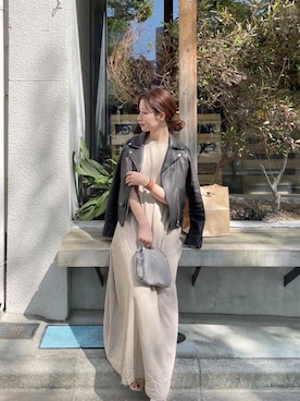 「PUBLIC TOKYO（パブリックトウキョウ）のアイテム（ジャケット/アウター）」を使った、har ( ハル )さん（レディース・153cm）の春コーディネート