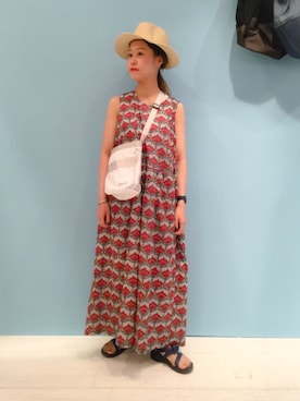 「アイテム（ワンピース/ドレス）」を使った、KURODA  AYANOさん（レディース・153cm・20代）の春コーディネート