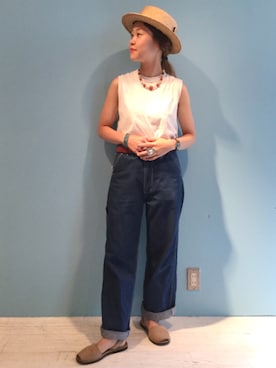「cableami 」｜KURODA  AYANOさん（レディース・153cm）の夏コーディネート