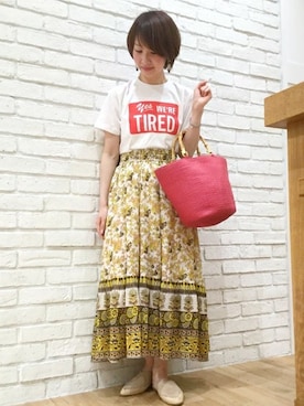 大友さん(レディース・157cm)の春コーディネート