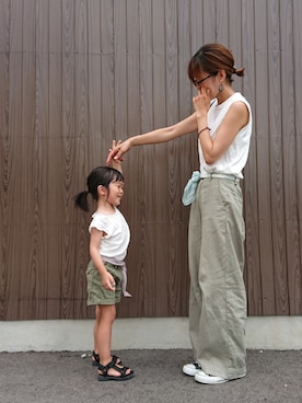 「LEPSIM（レプシィム）のアイテム（財布/小物）」を使った、めぐっぺさん（レディース・159cm）の夏コーディネート