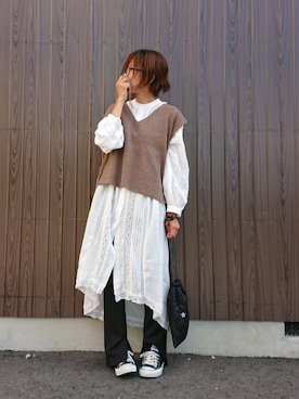 めぐっぺさん（レディース・159cm）の秋コーディネート