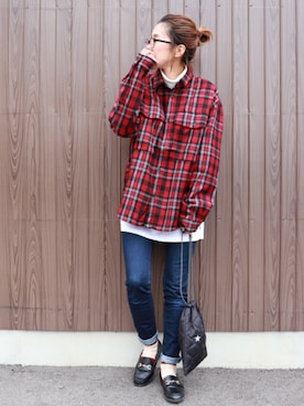 めぐっぺさん（レディース・159cm）の冬コーディネート