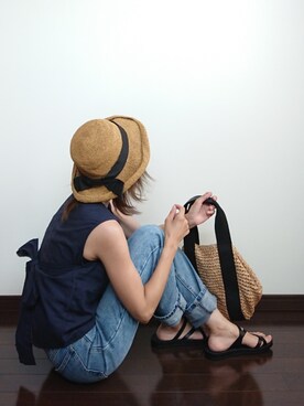 めぐっぺさん（レディース・159cm）の夏コーディネート