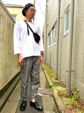 「ERA（エラ）のアイテム」を使った、　　好き好きシャーツさん（メンズ・175cm）の夏コーディネート