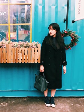「LOVE」｜「アイテム（ジャケット/アウター）」を使った、chian1029さん（レディース・165cm）の冬コーディネート