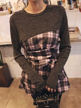 「DABAgirl（ダバガール）のアイテム」を使った、DABAgirlさん（レディース・164cm）の冬コーディネート