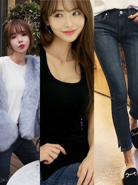 「DABAgirl（ダバガール）のアイテム」を使った、DABAgirlさん（レディース・164cm）の冬コーディネート