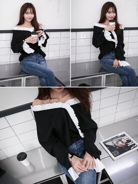 「DABAgirl（ダバガール）のアイテム」を使った、DABAgirlさん（レディース・164cm）の冬コーディネート