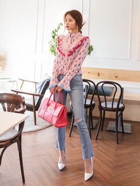 「DABAgirl（ダバガール）のアイテム」を使った、DABAgirlさん（レディース・164cm）の冬コーディネート