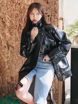 「DABAgirl（ダバガール）のアイテム」を使った、DABAgirlさん（レディース・164cm）の春コーディネート