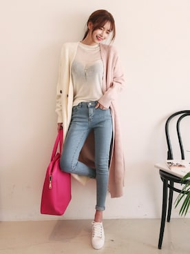 「DABAgirl（ダバガール）のアイテム」を使った、DABAgirlさん（レディース・164cm）の春コーディネート