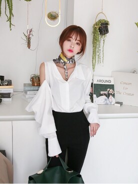 「DABAgirl（ダバガール）のアイテム」を使った、DABAgirlさん（レディース・164cm）の春コーディネート