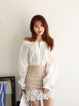 「DABAgirl（ダバガール）のアイテム」を使った、DABAgirlさん（レディース・164cm）の春コーディネート