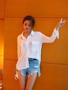 「DABAgirl（ダバガール）のアイテム」を使った、DABAgirlさん（レディース・164cm）の春コーディネート
